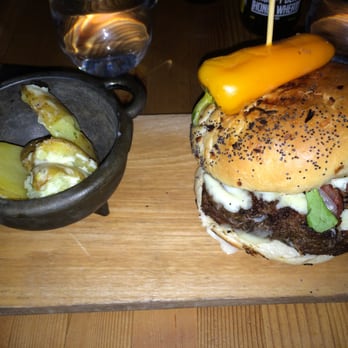 The Bison Restaurant - A dry bison burger - hard to eat - Canadian (New) Near Me - Banff, Alberta The Bison Restaurant - A dry bison burger - hard to eat - Canadian (New) Near Me - Banff, Alberta