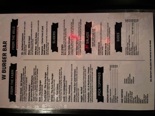 W Burger Bar by null