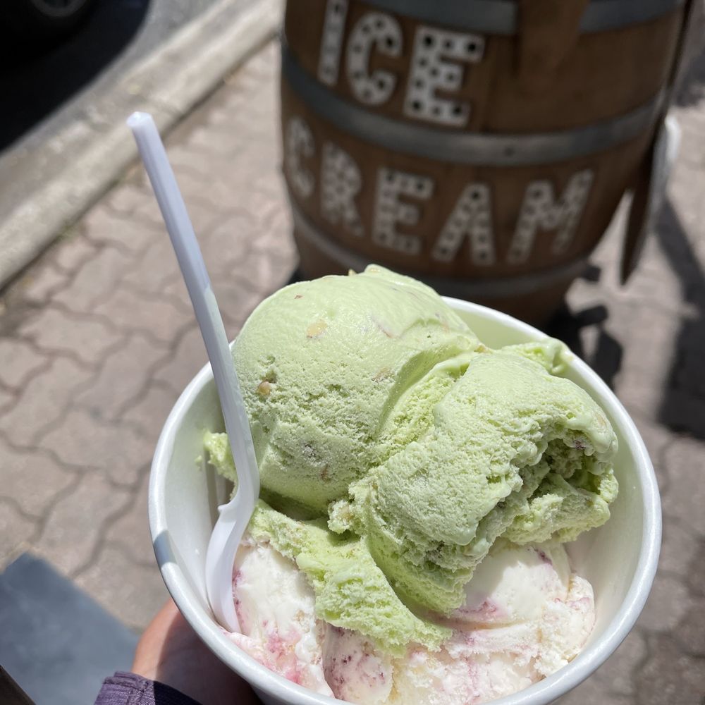 What's the Scoop - a person holding a bowl of ice cream - Ice Cream & Frozen Yogurt Near Me - Paris, Ontario