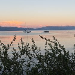 Tahoe SRA - Sunset view of Lake Tahoe from Tahoe camp.
