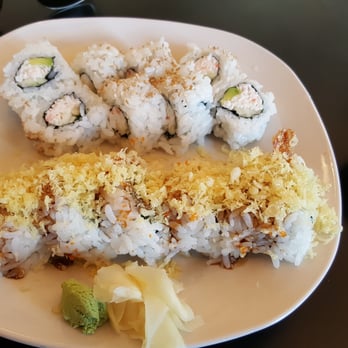 Sushi Teri - Got the crunchy roll and California roll - Japanese Near Me - Costa Mesa, California