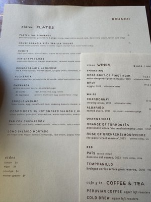 Menu photo 7 Andina Portland, OR