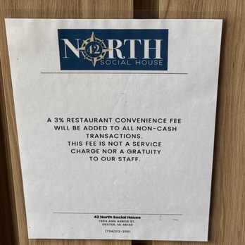 42 North Social House - Fee for non cash - Salad Near Me - Dexter, Michigan