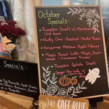 Cafe Blue - Specials menu - Coffee & Tea Near Me - Syracuse, New York