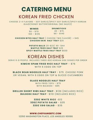 Menu photo 5 BTC by Chef Kang Los Angeles, CA