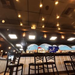 Inside.