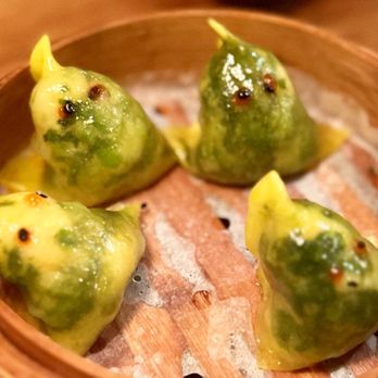 RedFarm - Snow pea dumplings - Dim Sum Near Me - New York, New York RedFarm - Snow pea dumplings - Dim Sum Near Me - New York, New York