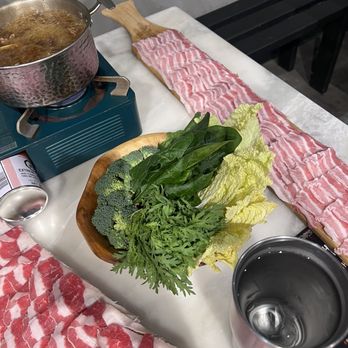 Honolulu Hotpot Hale - Beef toro and pork belly - Hot Pot Near Me - Honolulu, Hawaii