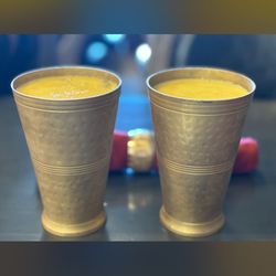 Urban Punjab The Royal Kitchen - Our house made Mango Lassi is a must, no food color is added and is made with house made yogurt.