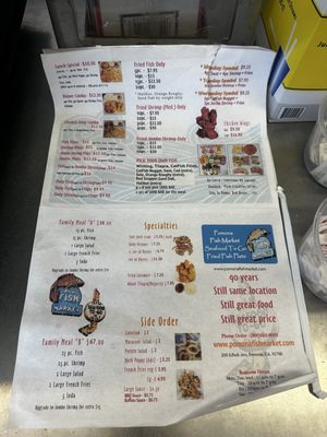 Menu photo 1 Pomona Fish Market Pomona, CA