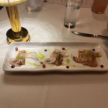 Linden - yellow tail crudo - New American Near Me - Los Angeles, California
