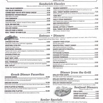 My Place Restaurant - Lunch specials, sandwich classics, dinners, seafood, senior specials and kiddie menu. - Greek Near Me - Wayne, Michigan