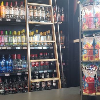 Fresh Thyme Market - The hard liquor is it's own department and you can't touch any of it until you pay at the liquor department register - Grocery Near Me - Saint Louis, Missouri