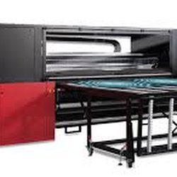 Largeprinting - The Agfa Jeti Tauro is a 2.5 meter wide high-end hybrid six-color plus white UV inkjet printer.
