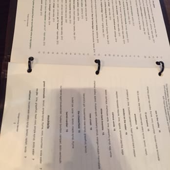 Solbar - Drinks menu - New American Near Me - Calistoga, California