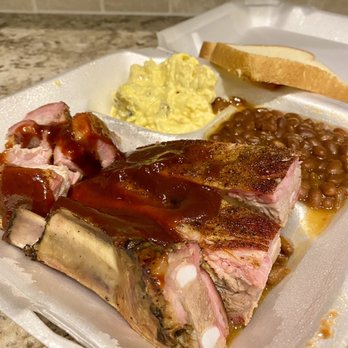 Just Smoking BBQ - Hubs' Rib plate! - Food Trucks Near Me Just Smoking BBQ - Hubs' Rib plate! - Food Trucks Near Me