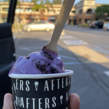 Afters Ice Cream - Ube Brownie - Desserts Near Me - Riverside, California