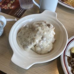 Huddle House - Biscuit with sausage gravy