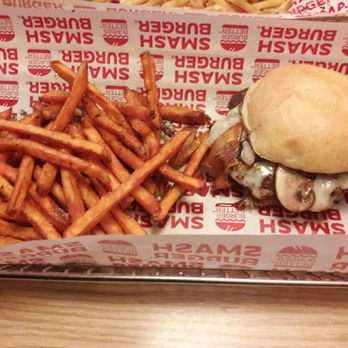 Smashburger - Truffle mushroom swiss burger - Burgers Near Me - Rockville, Maryland Smashburger - Truffle mushroom swiss burger - Burgers Near Me - Rockville, Maryland