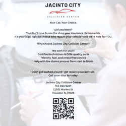 Jacinto City Collision Center in Houston gift card