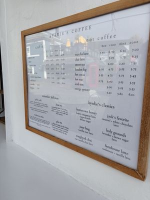 Menu photo 2 Byrdie’s Coffee Poulsbo, WA