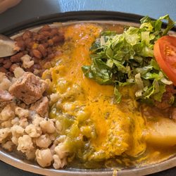 Enchilada plate