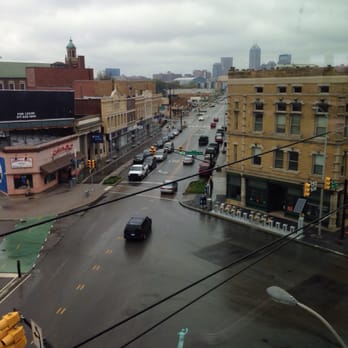 Atomic Bowl Duckpin - The view of fountain square and downtown from action duckpin bowling. - Bowling Near Me - Indianapolis, Indiana Atomic Bowl Duckpin - The view of fountain square and downtown from action duckpin bowling. - Bowling Near Me - Indianapolis, Indiana