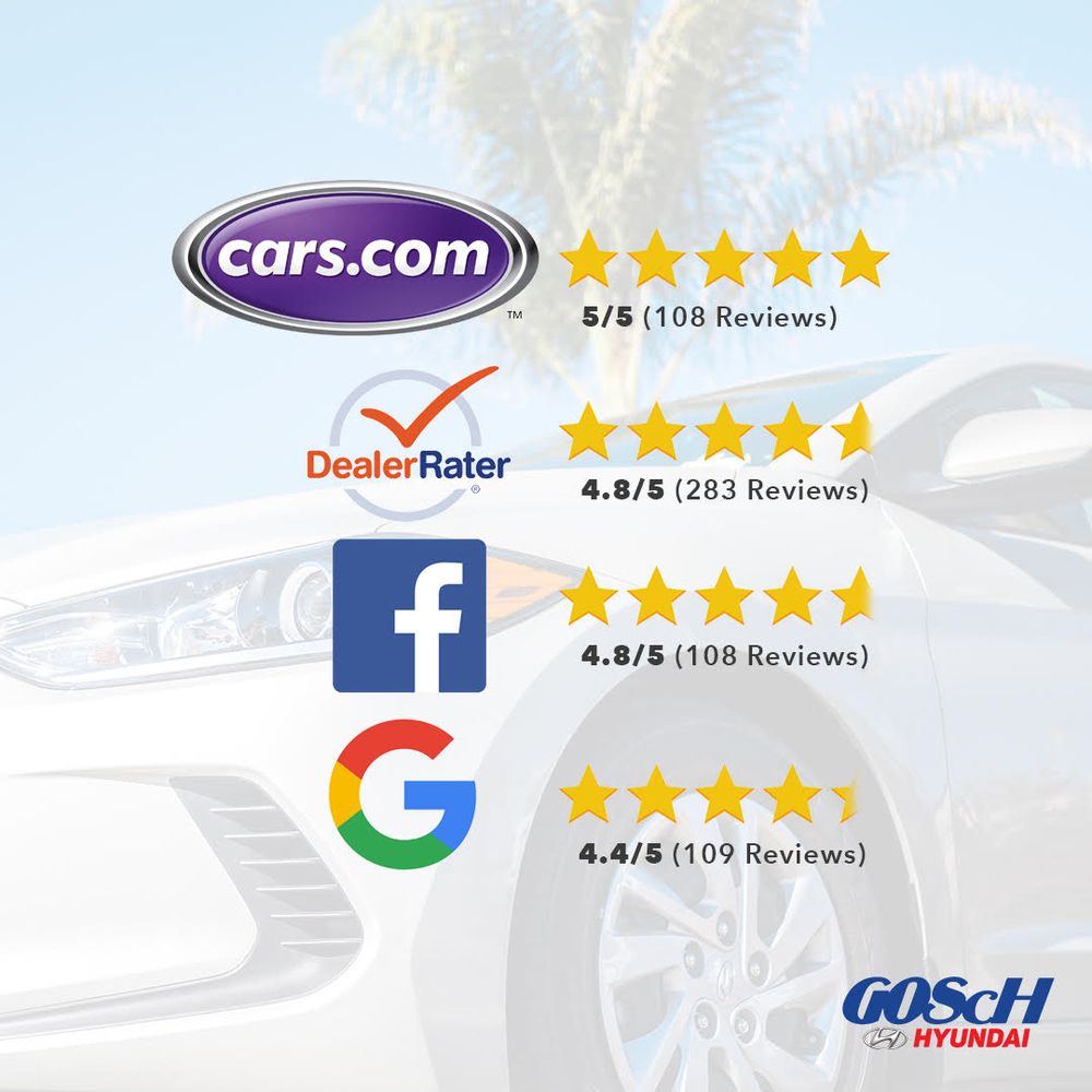 GOSCH HYUNDAI Updated August 2024 83 Photos & 251 Reviews 100 Carriage Cir, Hemet
