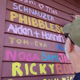 On a stop of the tour, you can leave your mark in Door County.