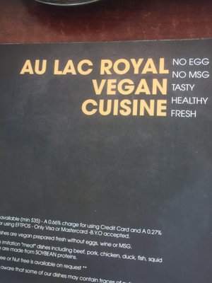 Au Lac Dickson Vegan Cuisine by null