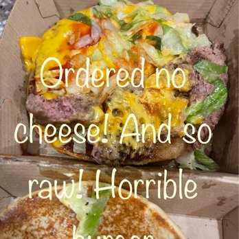 McDonald's - Raw burger ordered with no Cheese - Burgers Near Me - Rockledge, Florida McDonald's - Raw burger ordered with no Cheese - Burgers Near Me - Rockledge, Florida