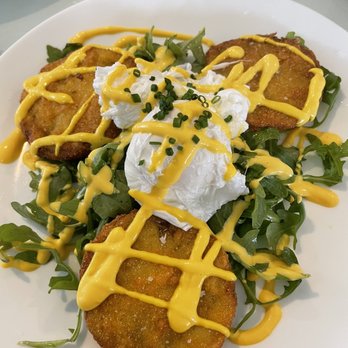Hangar B Eatery - Friend green tomatoes special - Breakfast & Brunch Near Me - Chatham, Massachusetts