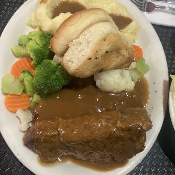 Fantastic Cafe - Meat Loaf plate - American Near Me - San Pedro, California Fantastic Cafe - Meat Loaf plate - American Near Me - San Pedro, California