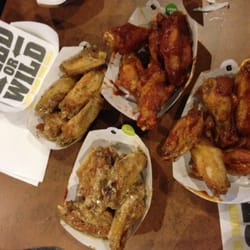 24 traditional wings: garlic Parmesan, sweet BBQ, honey BBQ & lemon pepper