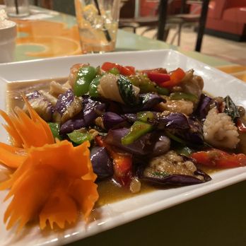 Tida Thai - Seafood Pad Ped Eggplant - Thai Near Me - Virginia Beach, Virginia Tida Thai - Seafood Pad Ped Eggplant - Thai Near Me - Virginia Beach, Virginia