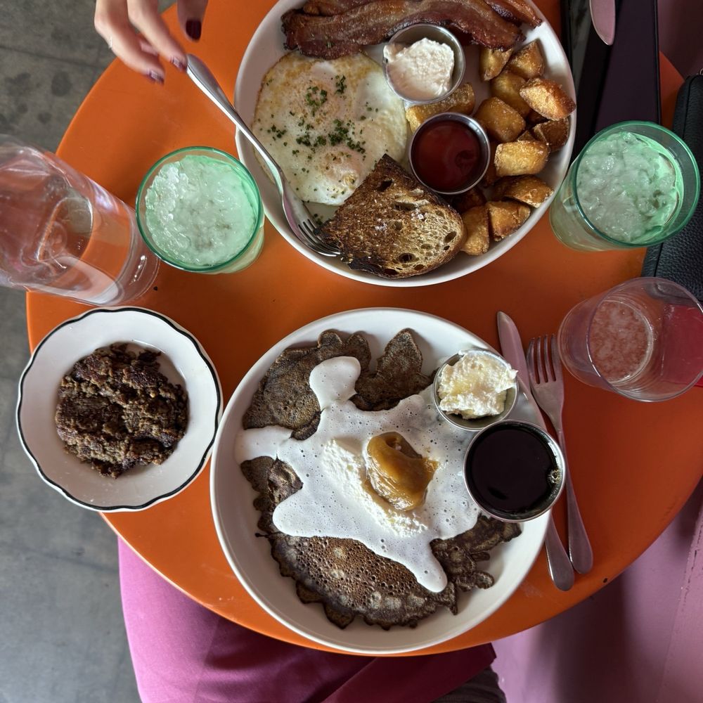 Buckwheat Pancakes and Breakfast Potatoes Buckwheat Pancakes and Breakfast Potatoes