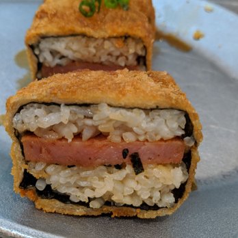 Da Kitchen Maui - Fried spam musubi - Hawaiian Near Me - Kihei, Hawaii Da Kitchen Maui - Fried spam musubi - Hawaiian Near Me - Kihei, Hawaii