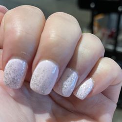 Hollywood Nails, Tanning & Spa - Acrylic ballet slippers with sparkle