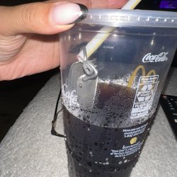 McDonald's - Drink with glove inside