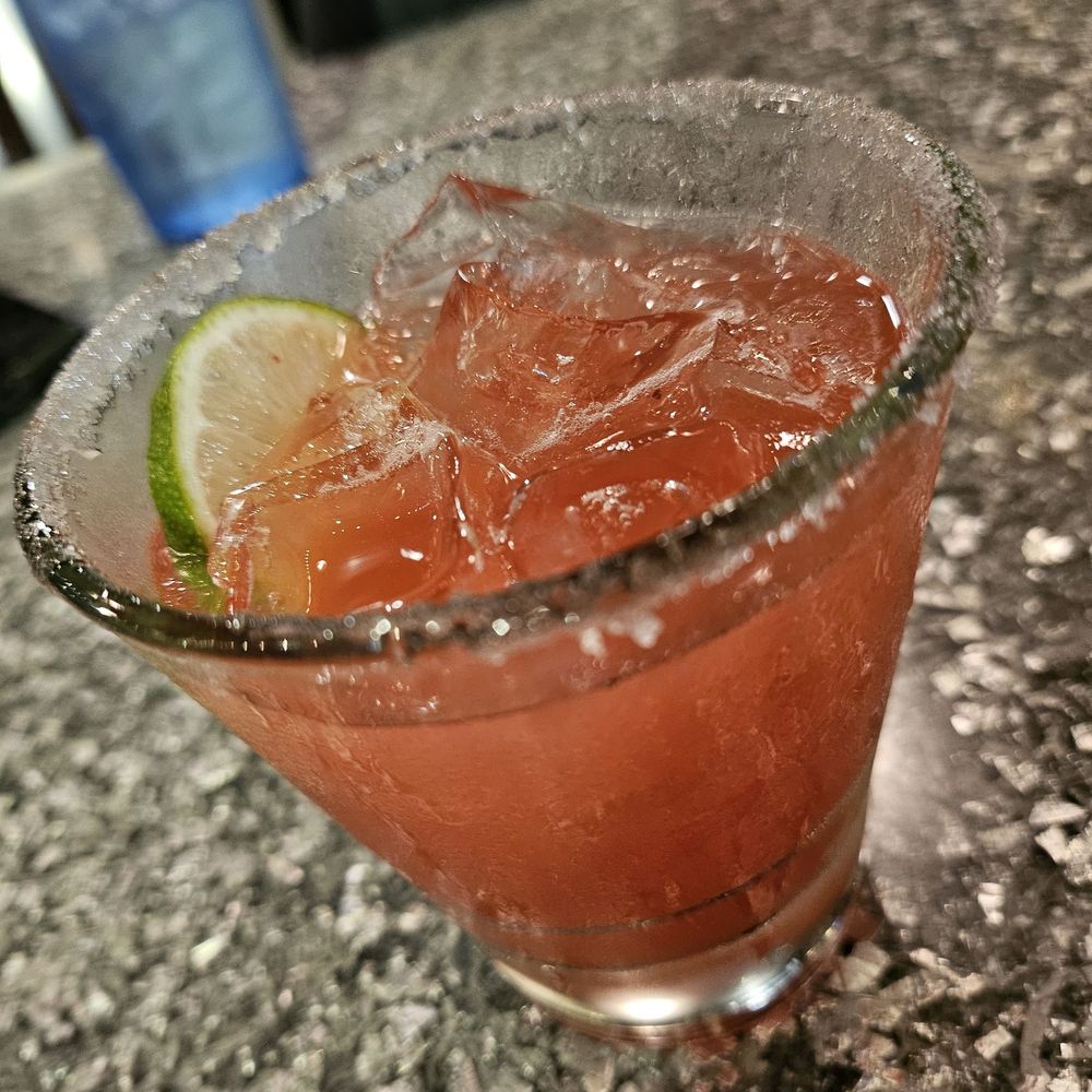 Bad Daddy's Burger Bar - $5 strawberry margarita with sugar rim - Burgers Near Me - Concord, North Carolina