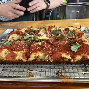 Thunderbird Pies - Detroit style so good. - Pizza Near Me - Dallas, Texas Thunderbird Pies - Detroit style so good. - Pizza Near Me - Dallas, Texas