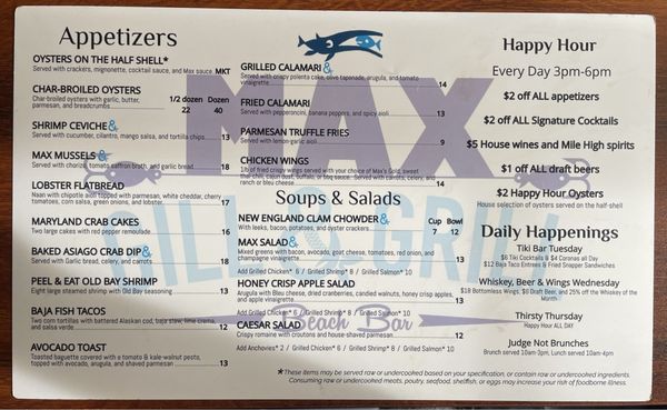 Menu photo 2 Max Gill and Grill Denver, CO