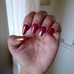 Queen Nails - This is what I got...smh