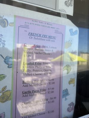 Menu photo 2 Selfie Subs Restaurant Riverview, FL