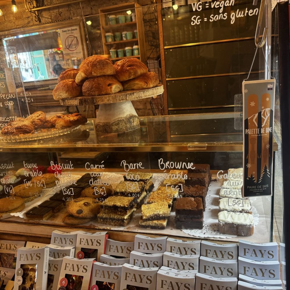 Le Petit Dep - Items marked SG (for sans gluten) are gluten-free. - Coffee & Tea Near Me - Montreal, Quebec