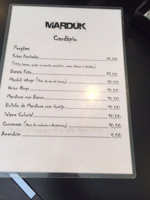 Menu photo 1 Marduk Curitiba, PR