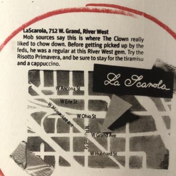 La Scarola - A little Chicago History - Italian Near Me - Chicago, Illinois La Scarola - A little Chicago History - Italian Near Me - Chicago, Illinois