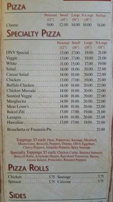 Menu photo 2 Dom & Vinnie's Restaurant Yonkers, NY