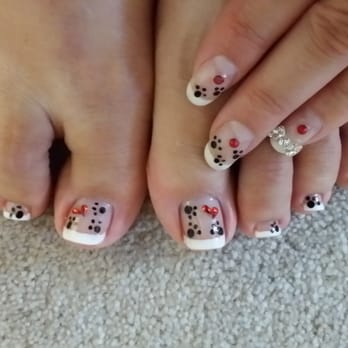 Princess Nails - My puppy love continues! Kelly matched my toes with my nails. She added a heart rhinestone since I wore shoes during the week. - Nail Salons Near Me - San Gabriel, California Princess Nails - My puppy love continues! Kelly matched my toes with my nails. She added a heart rhinestone since I wore shoes during the week. - Nail Salons Near Me - San Gabriel, California