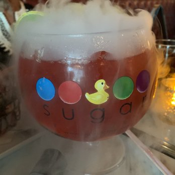 Sugar Factory Foxwoods - Strawberry margarita complete with gummies and plenty of dry ice to make for a nice little show. - American Near Me - Mashantucket, Connecticut Sugar Factory Foxwoods - Strawberry margarita complete with gummies and plenty of dry ice to make for a nice little show. - American Near Me - Mashantucket, Connecticut
